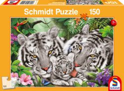 1731-60156420 Puzzle 150 Teile Tigerfamilie 