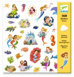 9008-DJ08885 Sticker Meerjungfrauen  